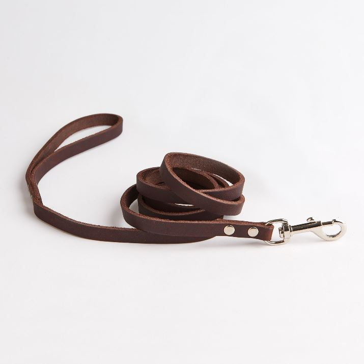 Talutushihna nahkainen Ruskea 15x180cm