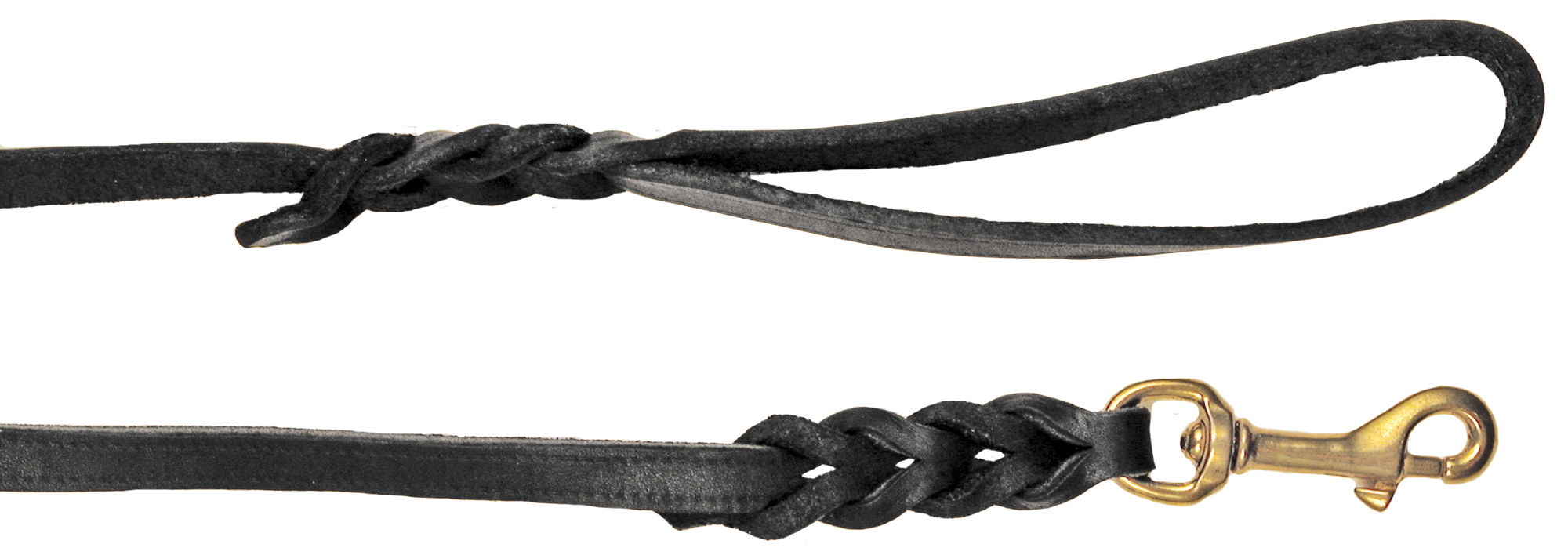 Talutushihna nahkainen Musta 180cm