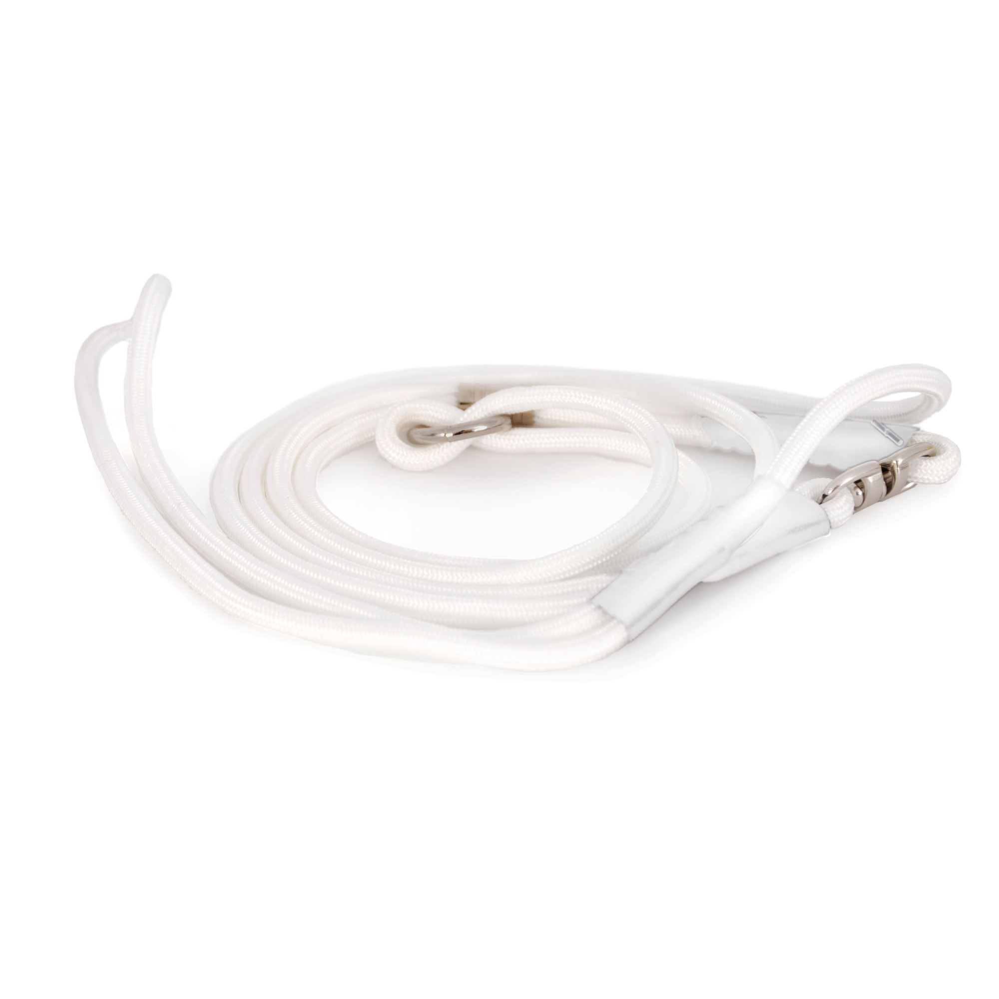 Fanny näyttelyhihna pyöreä Valkoinen