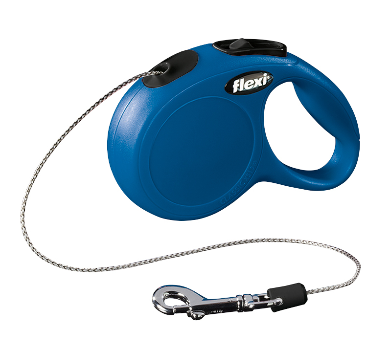 New Classic Cat Cord Flexi-talutin Sininen XS 3m