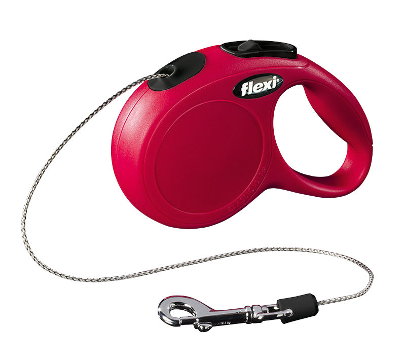 New Classic Cat Cord Flexi-talutin Punainen XS 3m