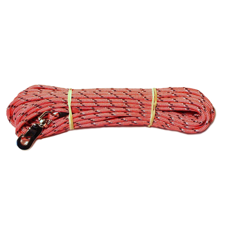 Spårlina Flätad Reflex Rosa 15m