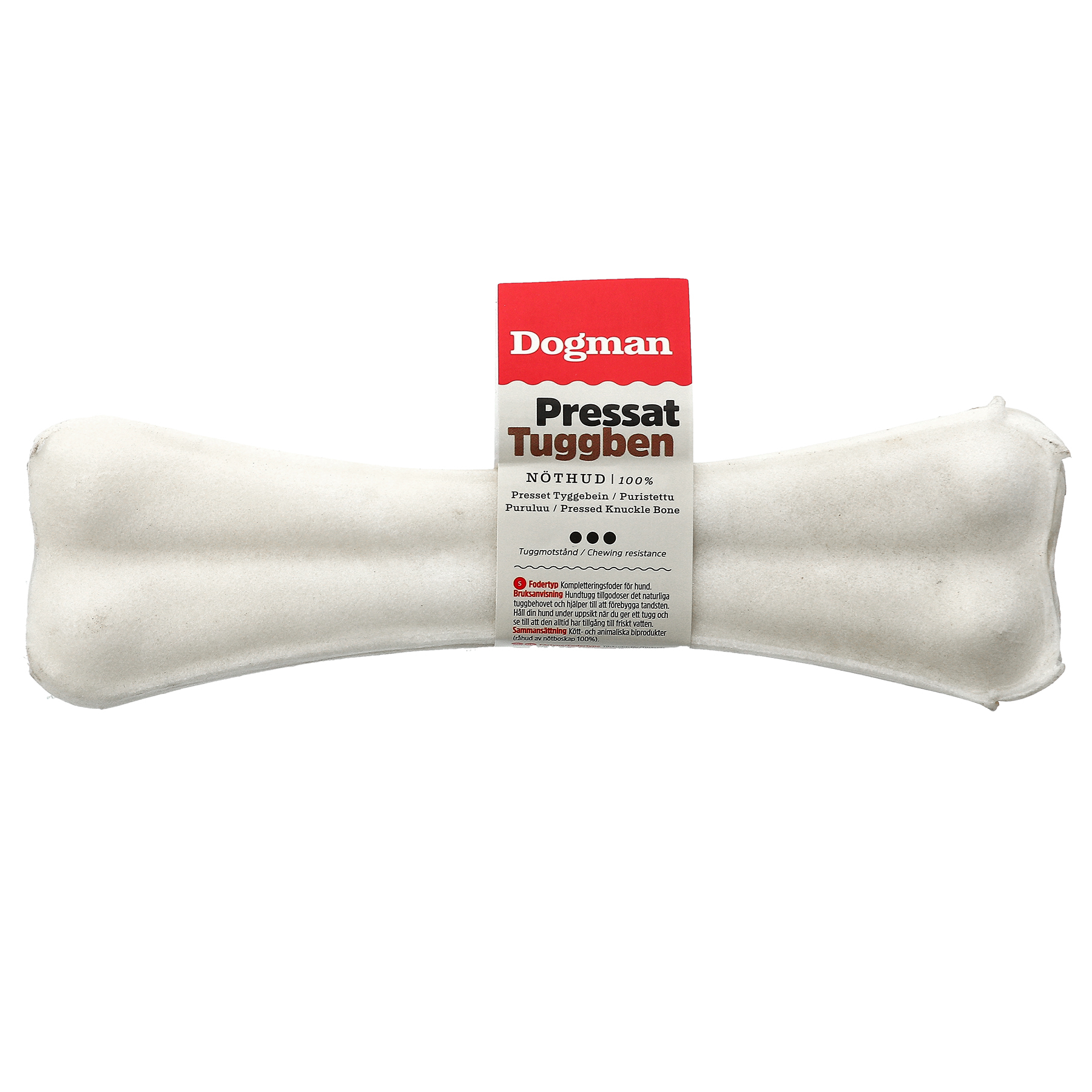 Tyggbein Presset Hvit 21,5cm