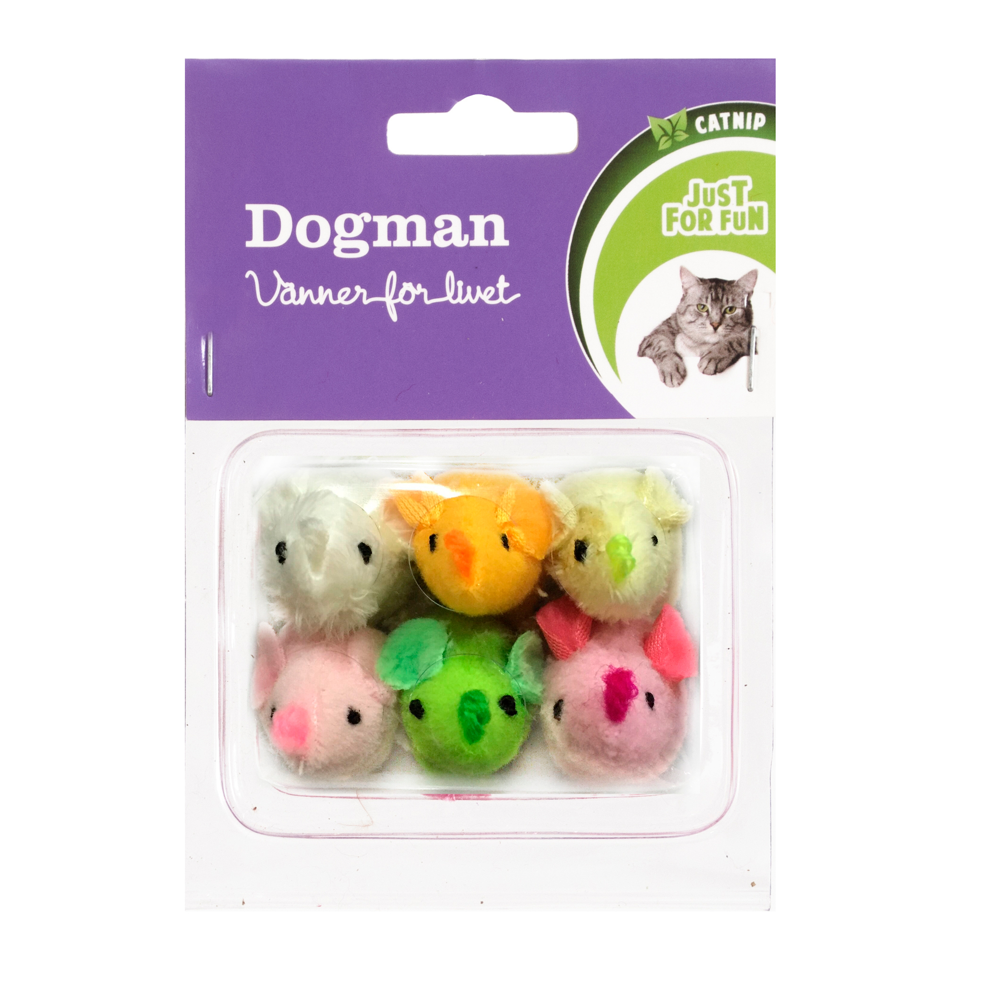 Kissanlelu hiiret kissanmintulla 6kpl