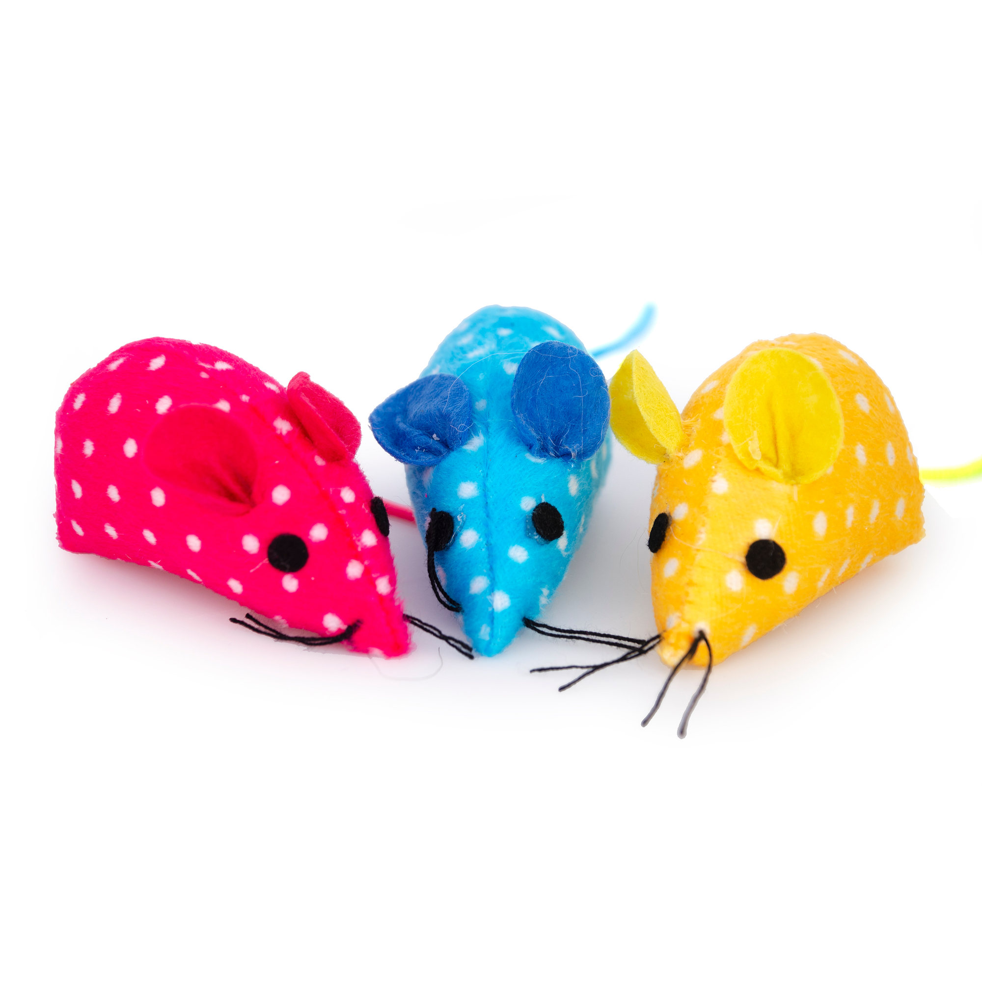 Kattleksak Mus Prickig Mix