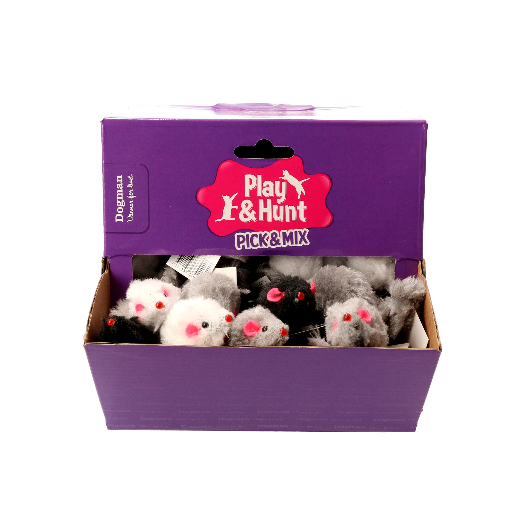 Kattleksak Pälsmus Mix