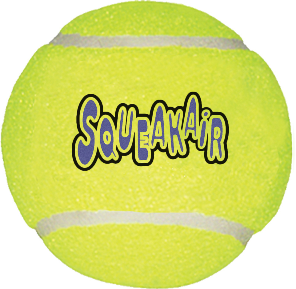 Leke SqueakAir Tennisball Gul L
