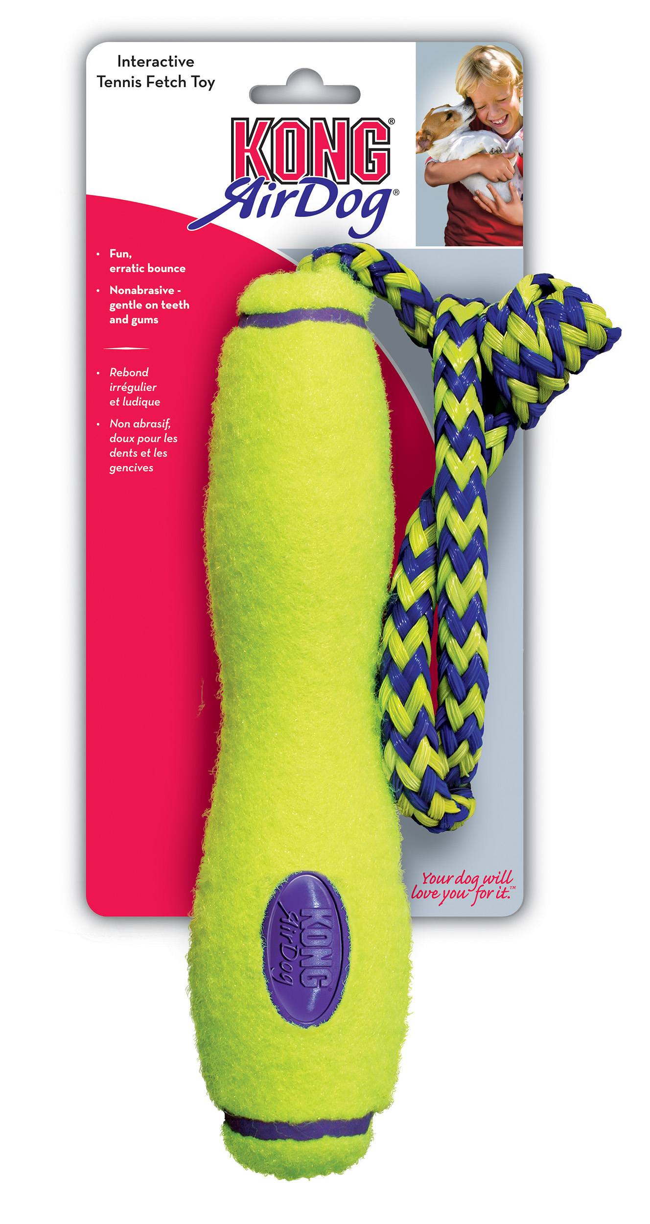 Leke AirDog FetchStick med Tau Gul M