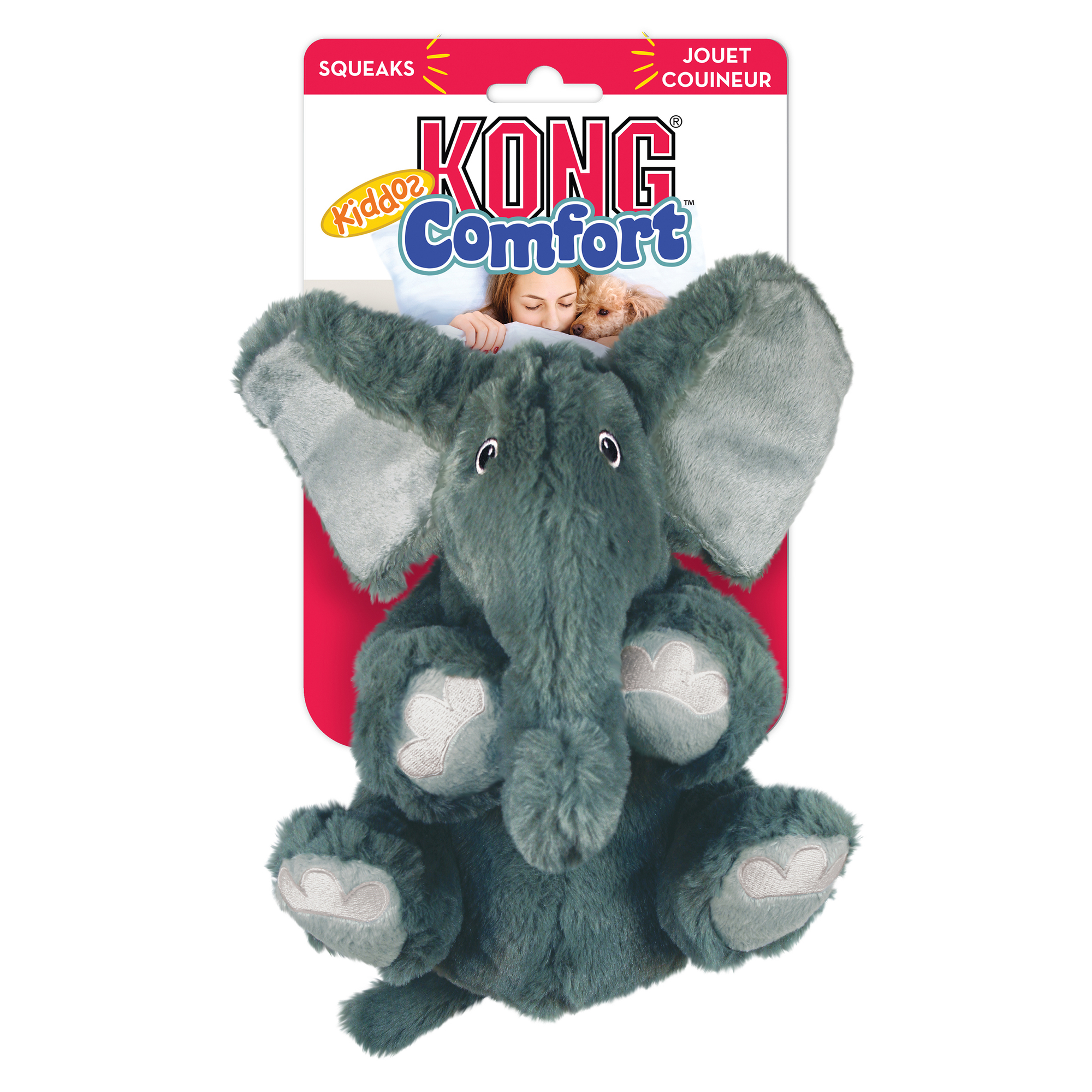 Leksak Comfort Kiddos Elephant Grå XS