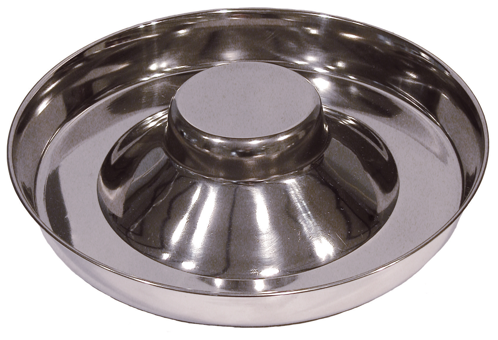 Ruokakuppi pennulle ruostumaton teräs 28x4cm