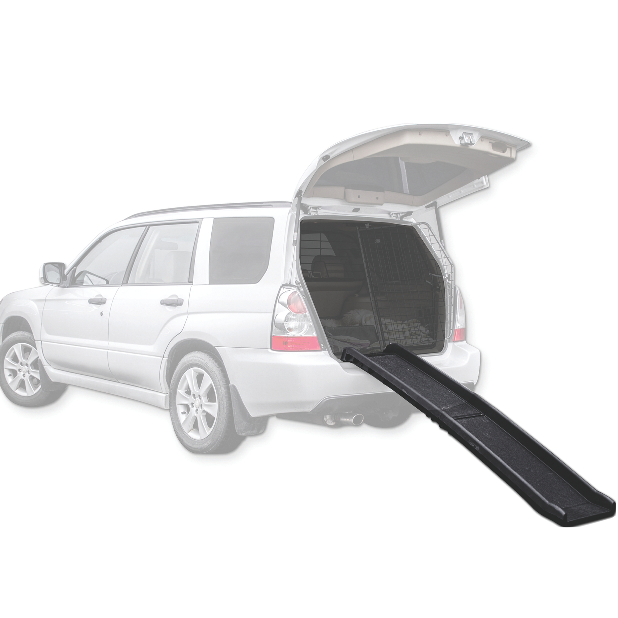 Koiraramppi taitettava Musta