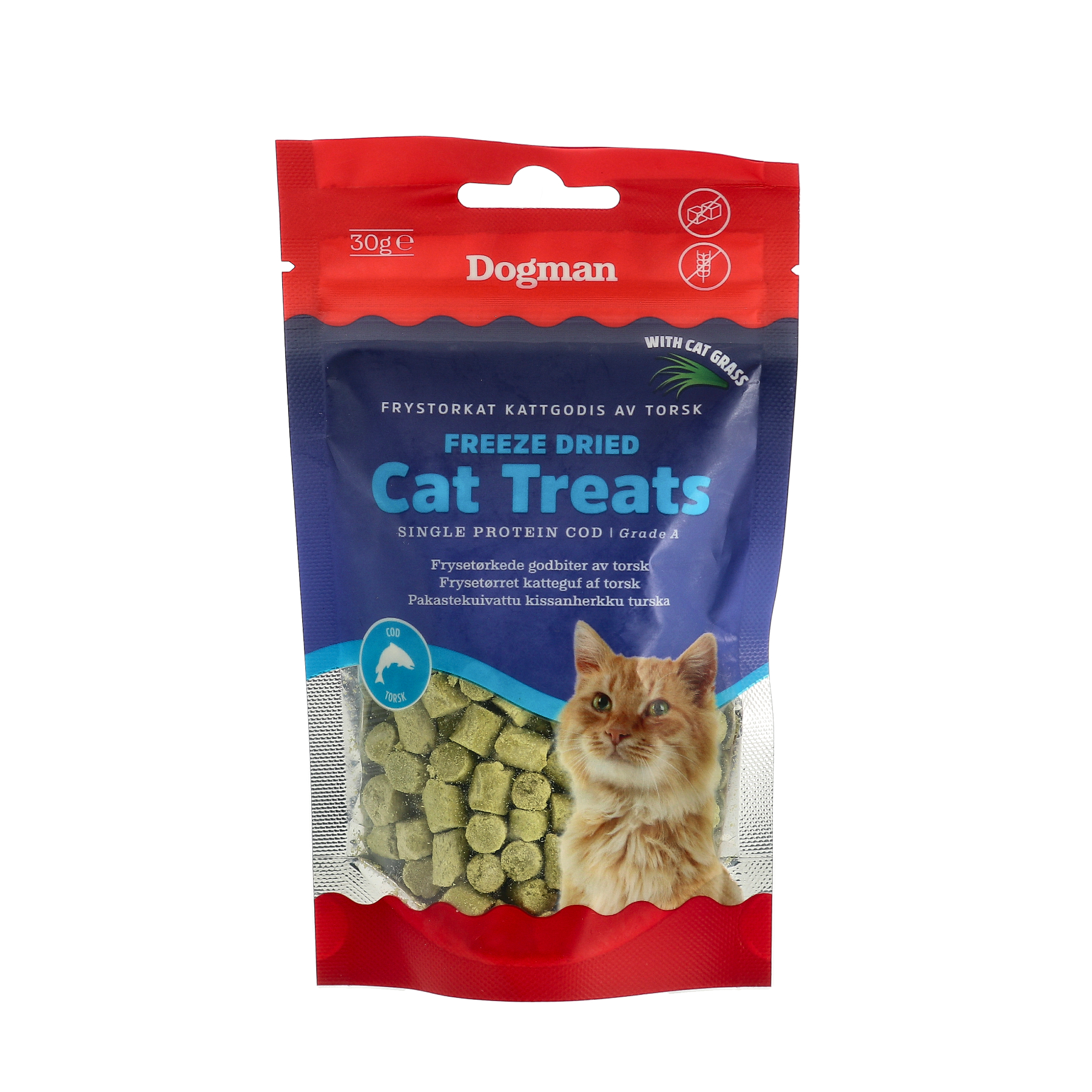 Freeze Dried Cod Kattgodis 30g