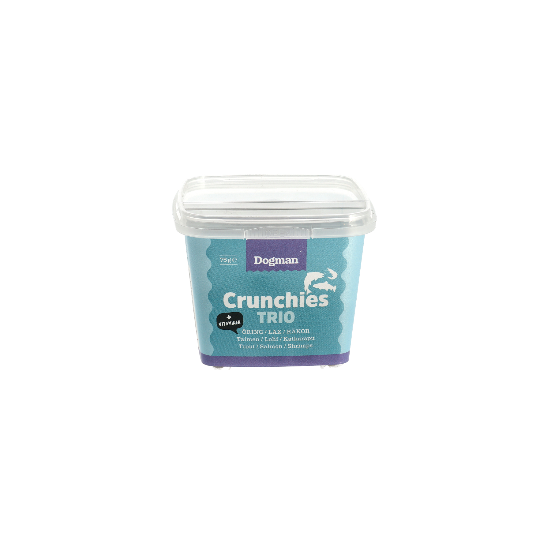 Crunchies Fisk Trio 75g