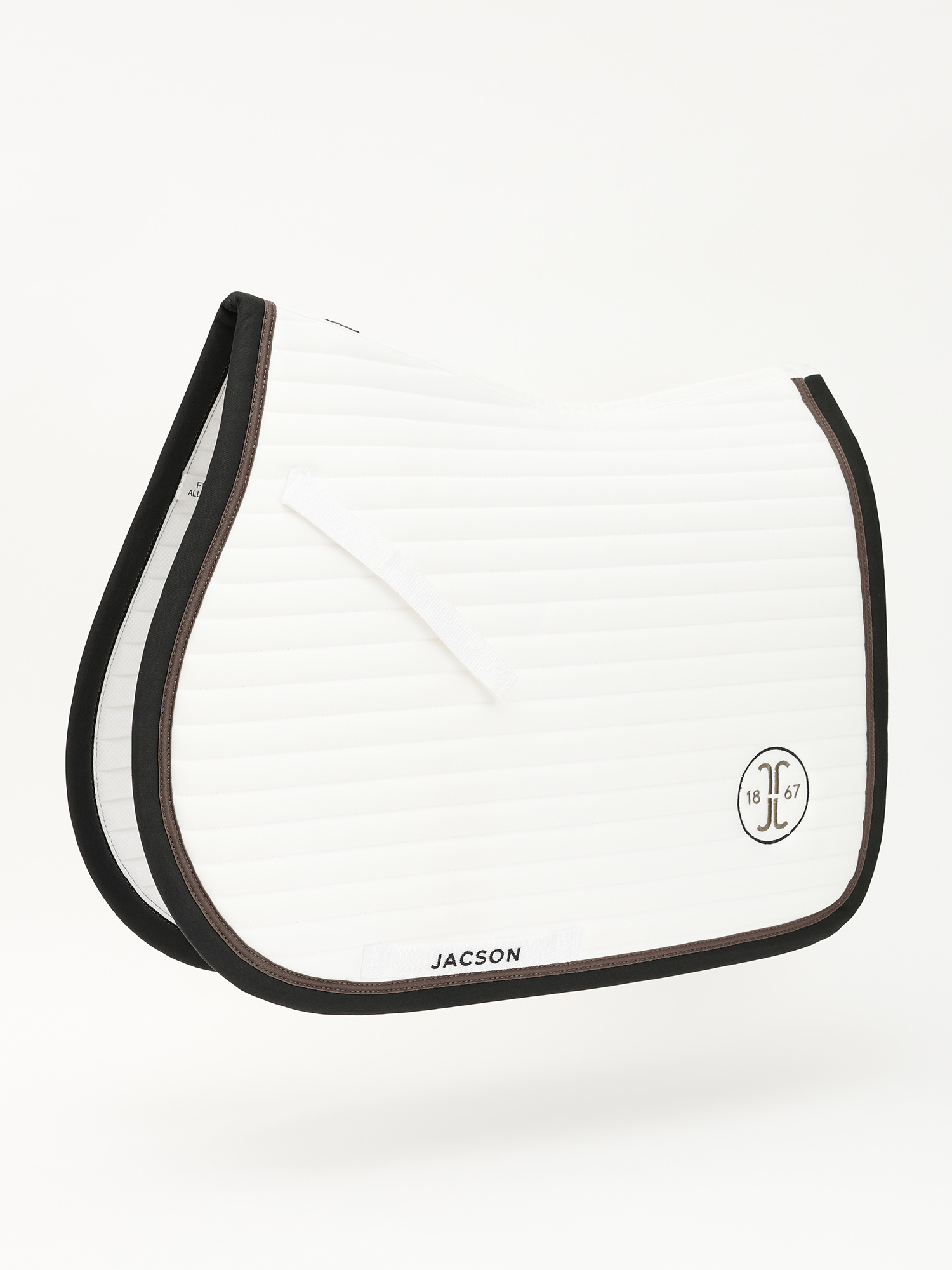 Karlskrona satulahuopa Valk./Musta Full Yleismalli