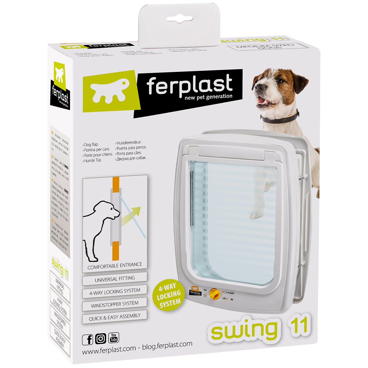 Katteluke Swing 11 Tunnel Hvit