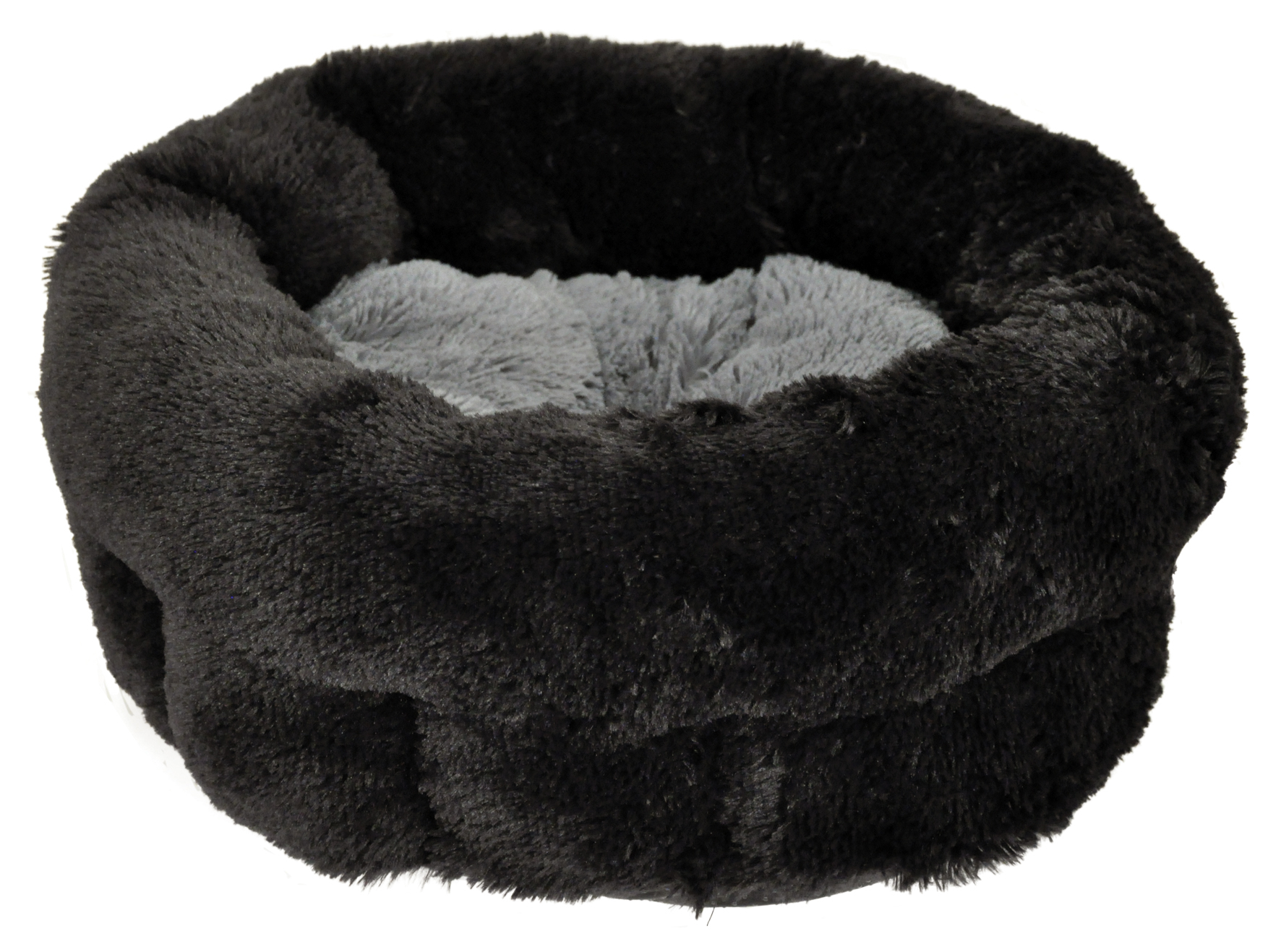 Plyysipeti Musta/Harmaa S