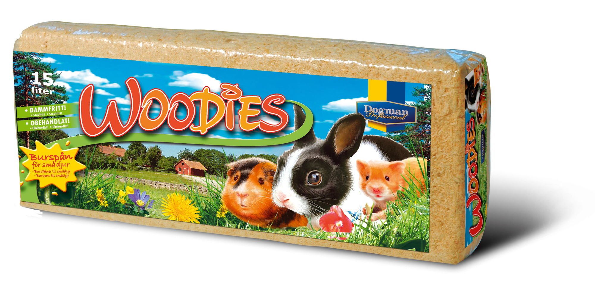 Woodies häkki­purut 15L