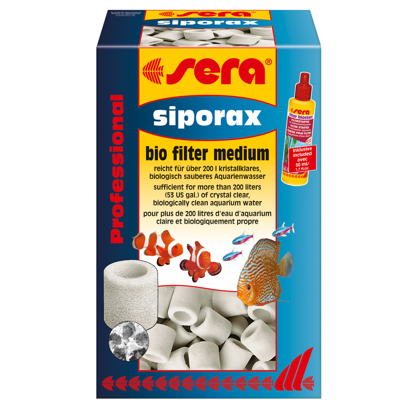 Filtermedia Siporax Prof. 1000ml