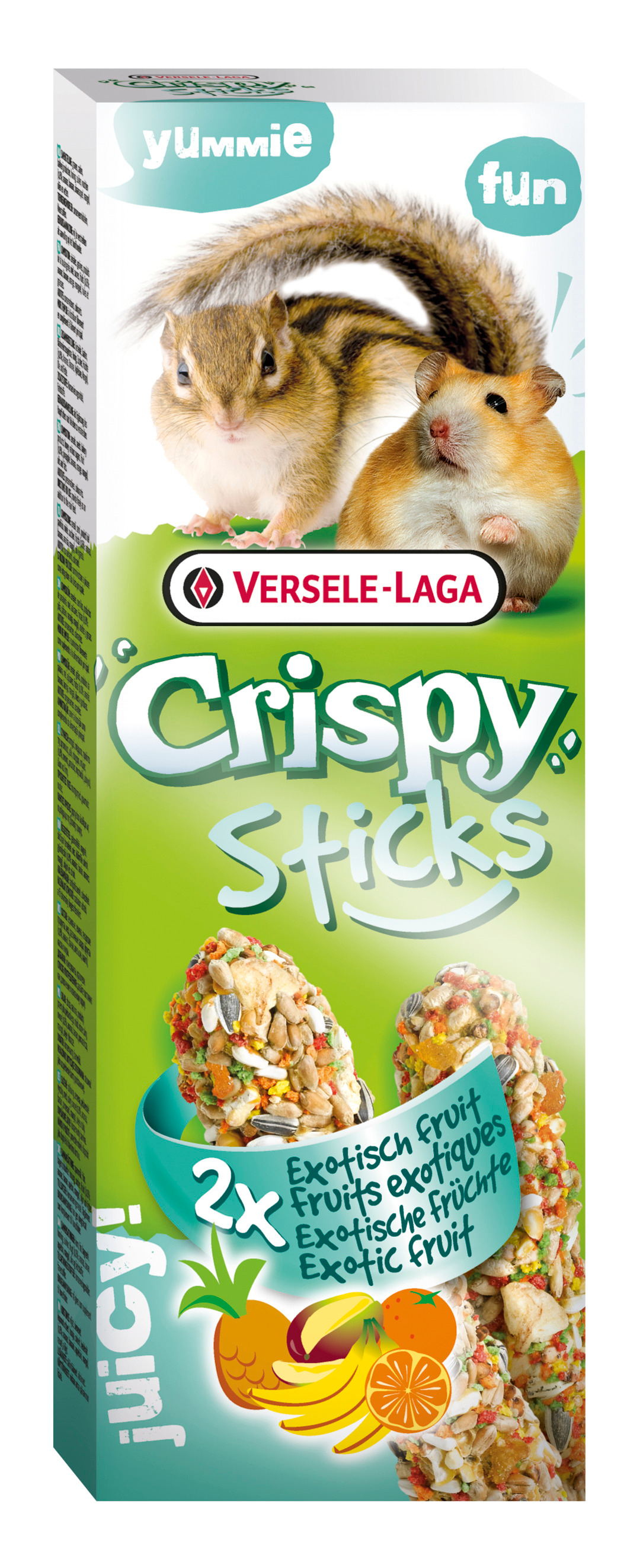 Crispy Sticks eksoottiset hedelmät 110g