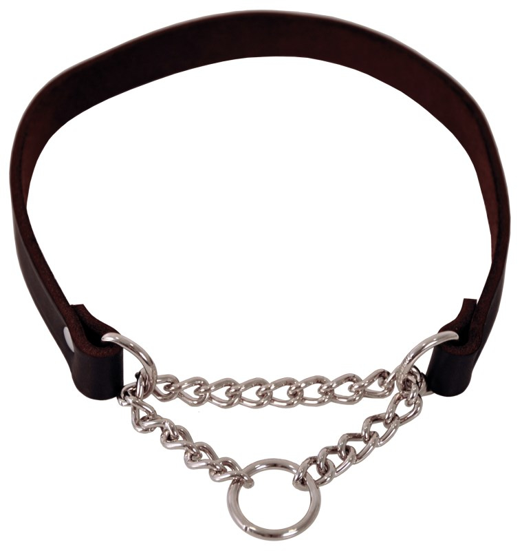 Lærhalsbånd Line Halvstrup