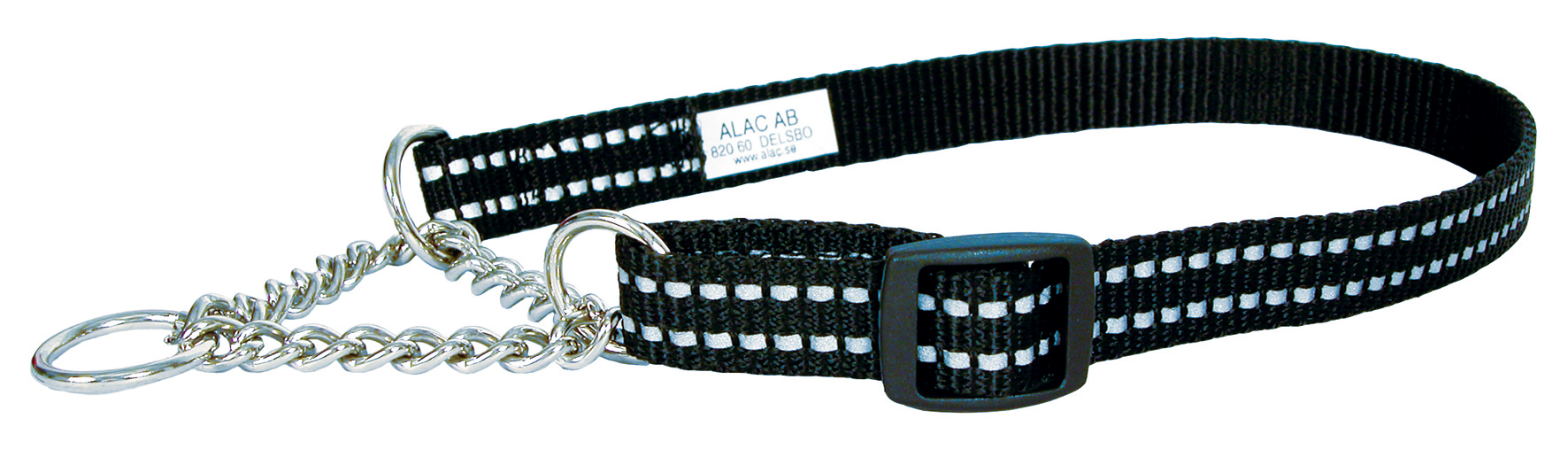 Hundhalsband Halvstryp Svart