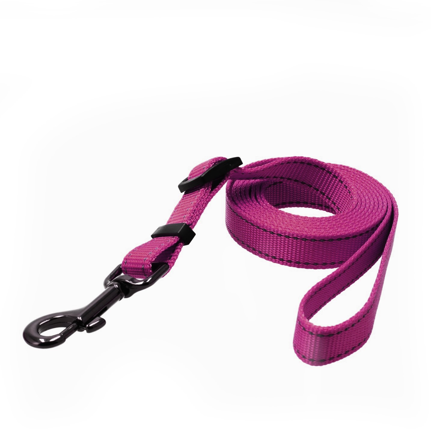 Iris talutushihna säädettävä nailon Vaaleanpunainen