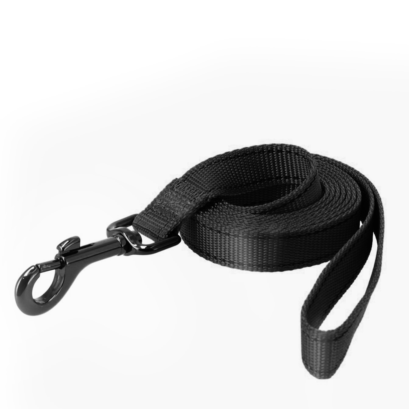 Iris talutushihna nailon Musta