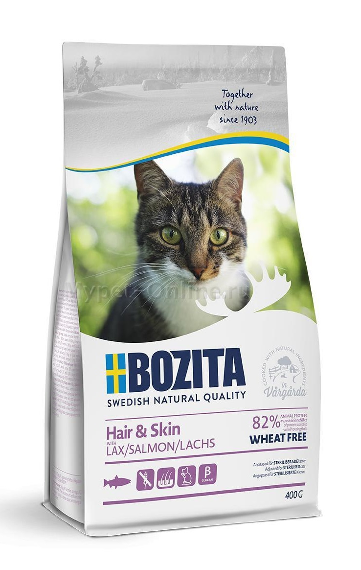 Hair & Skin Wheat Free Salmon Kattemat