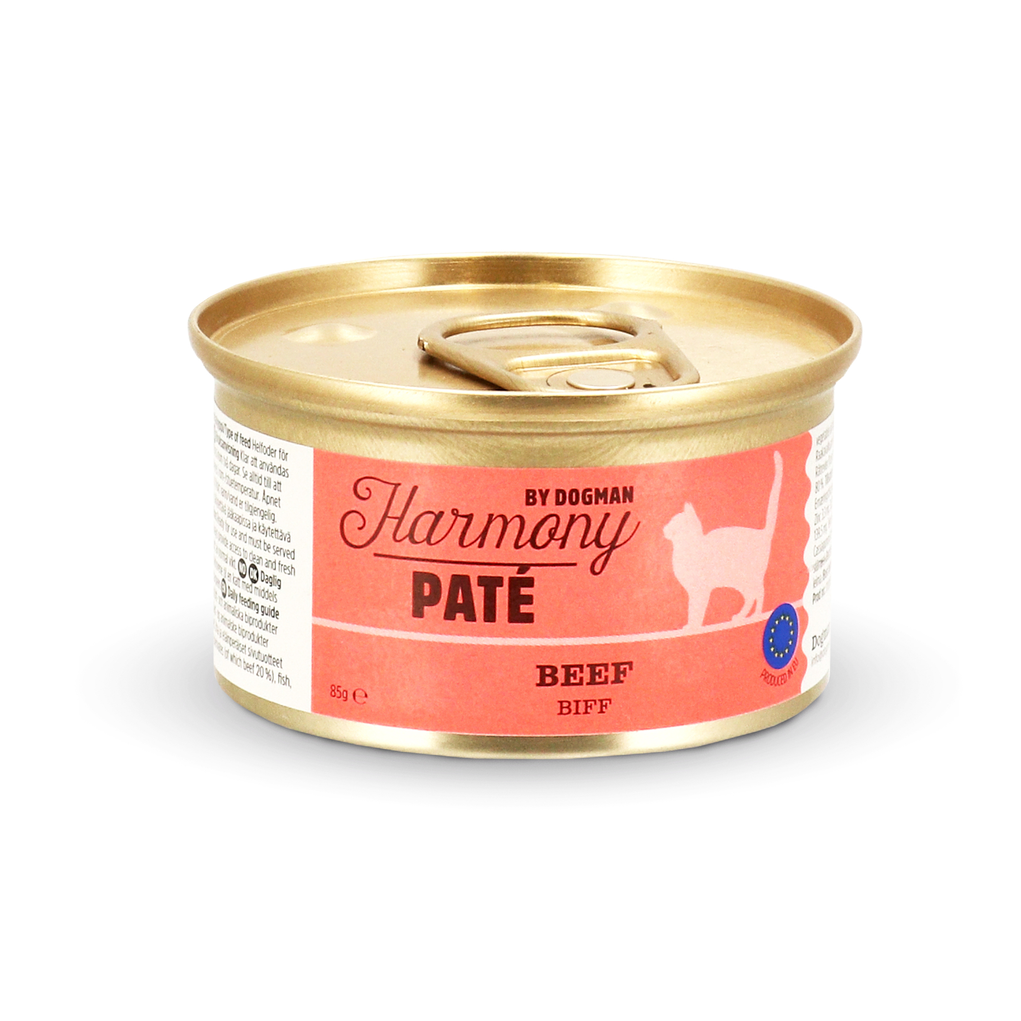 Paté våtfôr til katt med storfe 85g