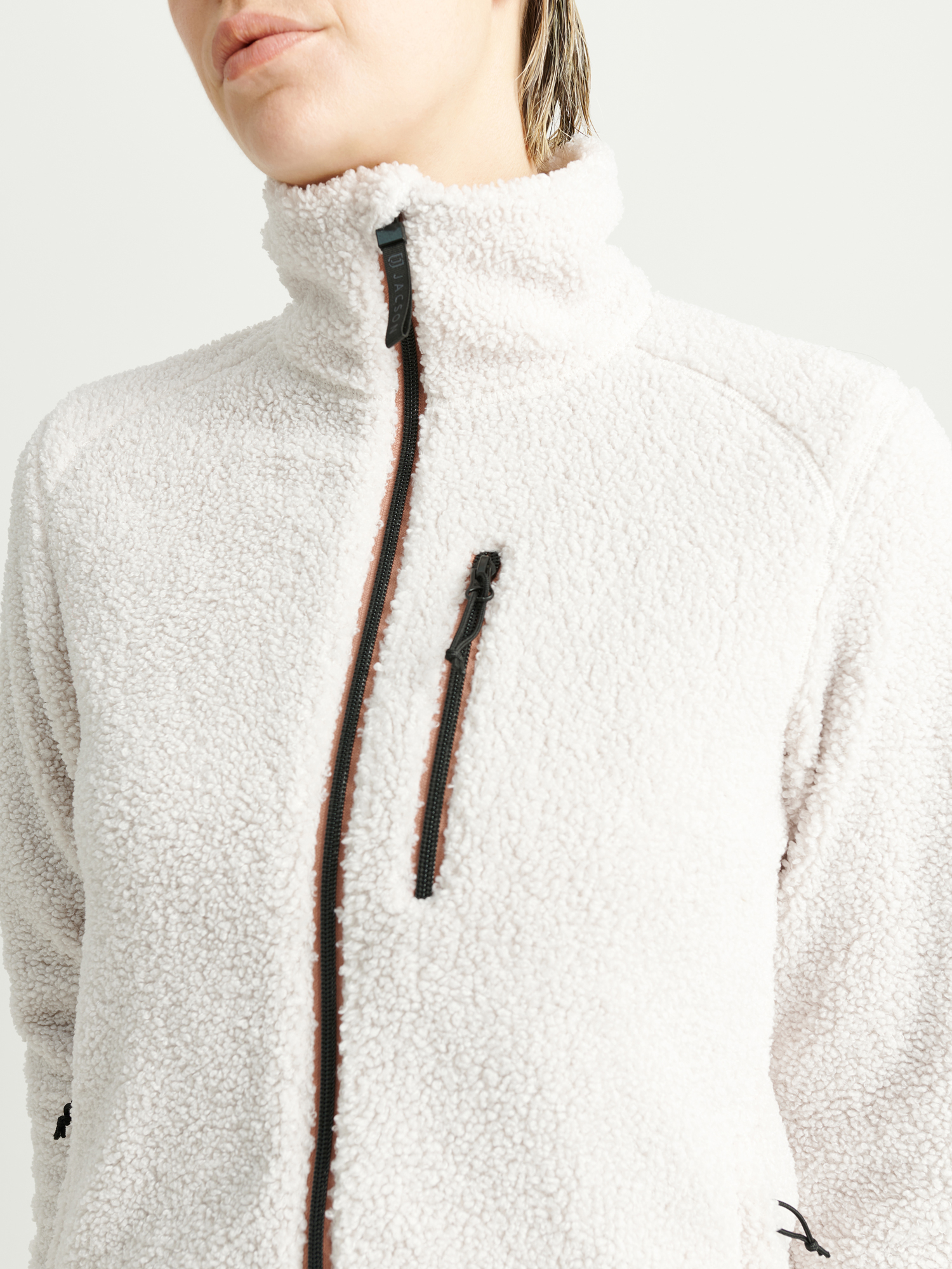 Inger Fleecejakke Grå