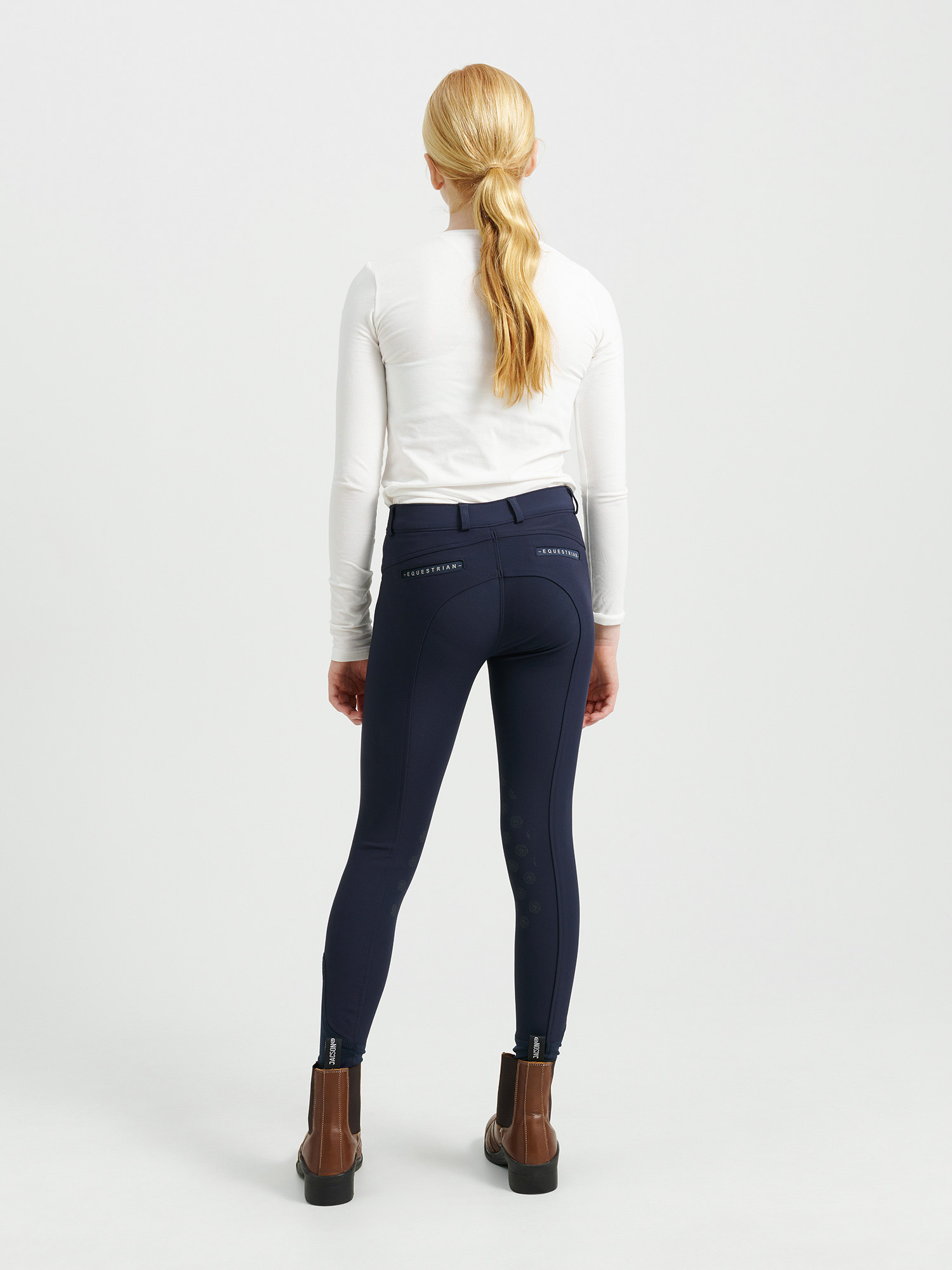 Hedvig Junior ratsastushousut polvipaikat Mariini