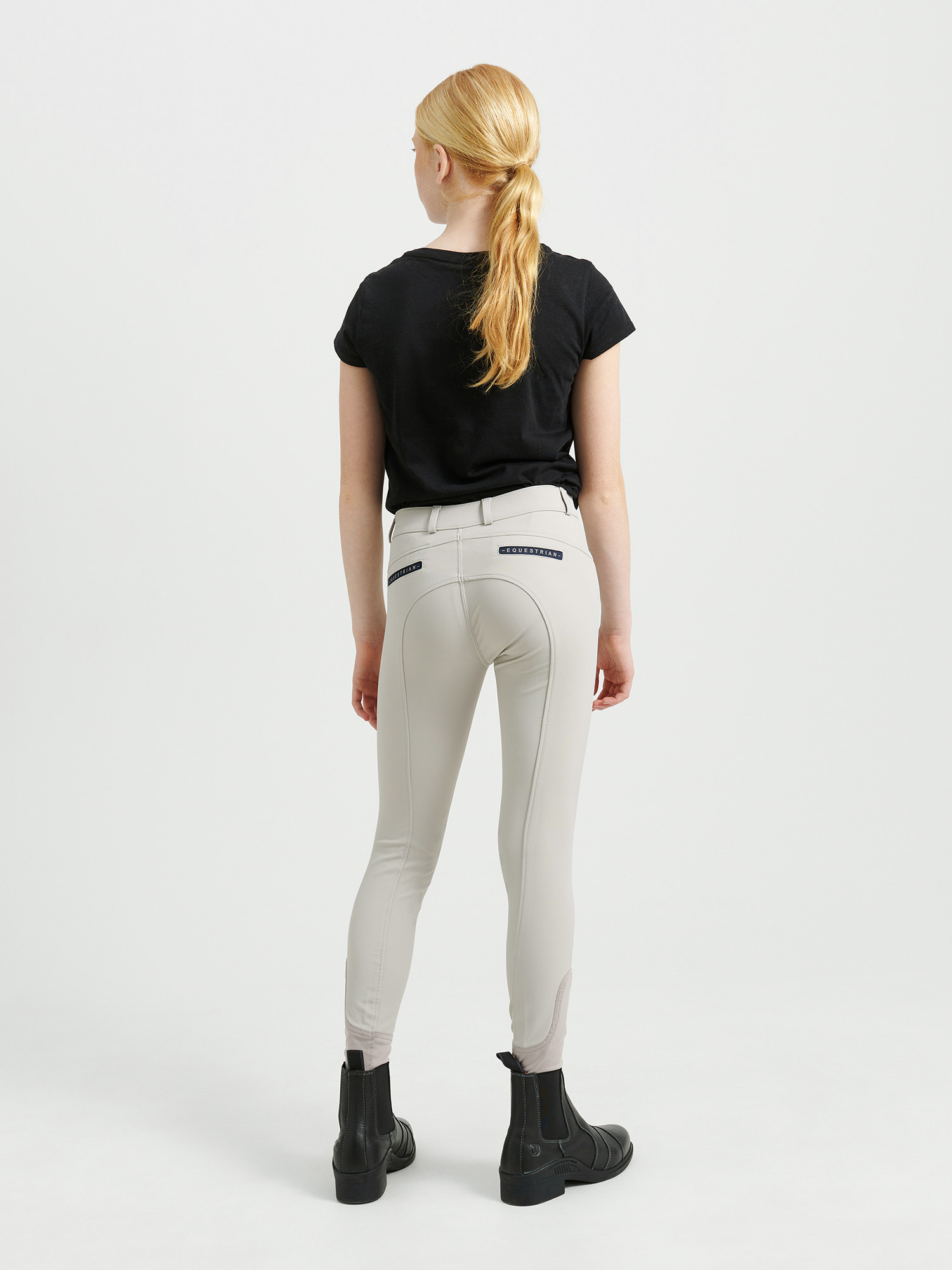 Hedvig Junior ratsastushousut polvipaikat Beige