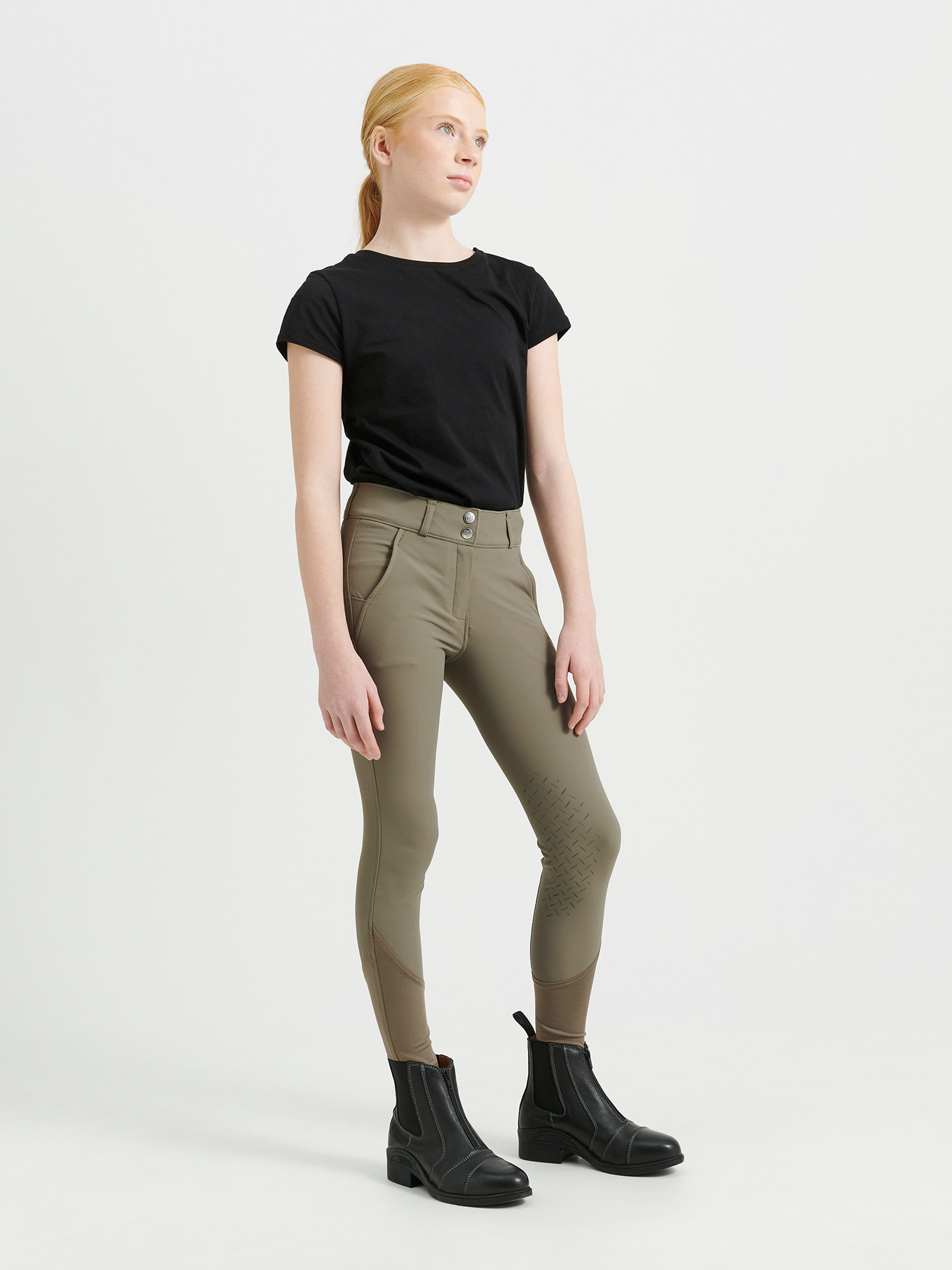 Rigmor Ridbyxa Knäskodd Junior Brun