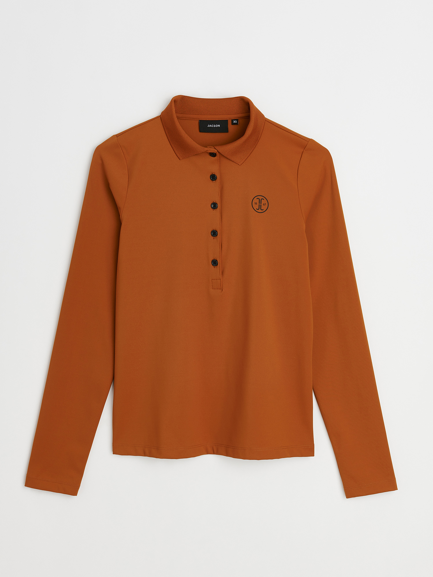 Ylva pikeepaita pitkähihainen Ruskea