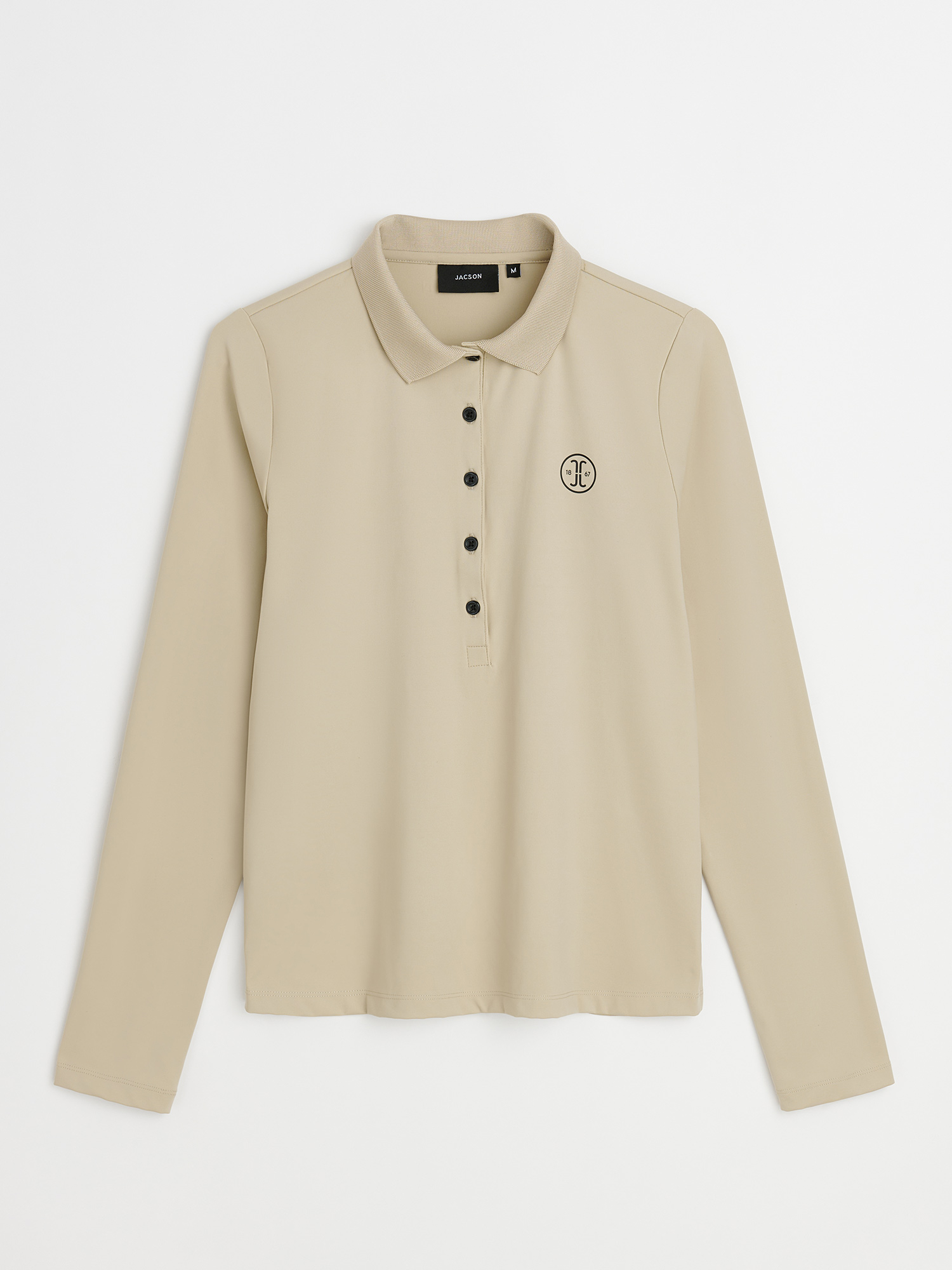 Ylva pikeepaita pitkähihainen Beige