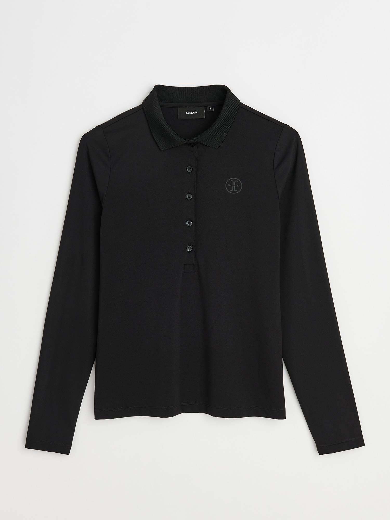 Ylva pikeepaita pitkähihainen Musta