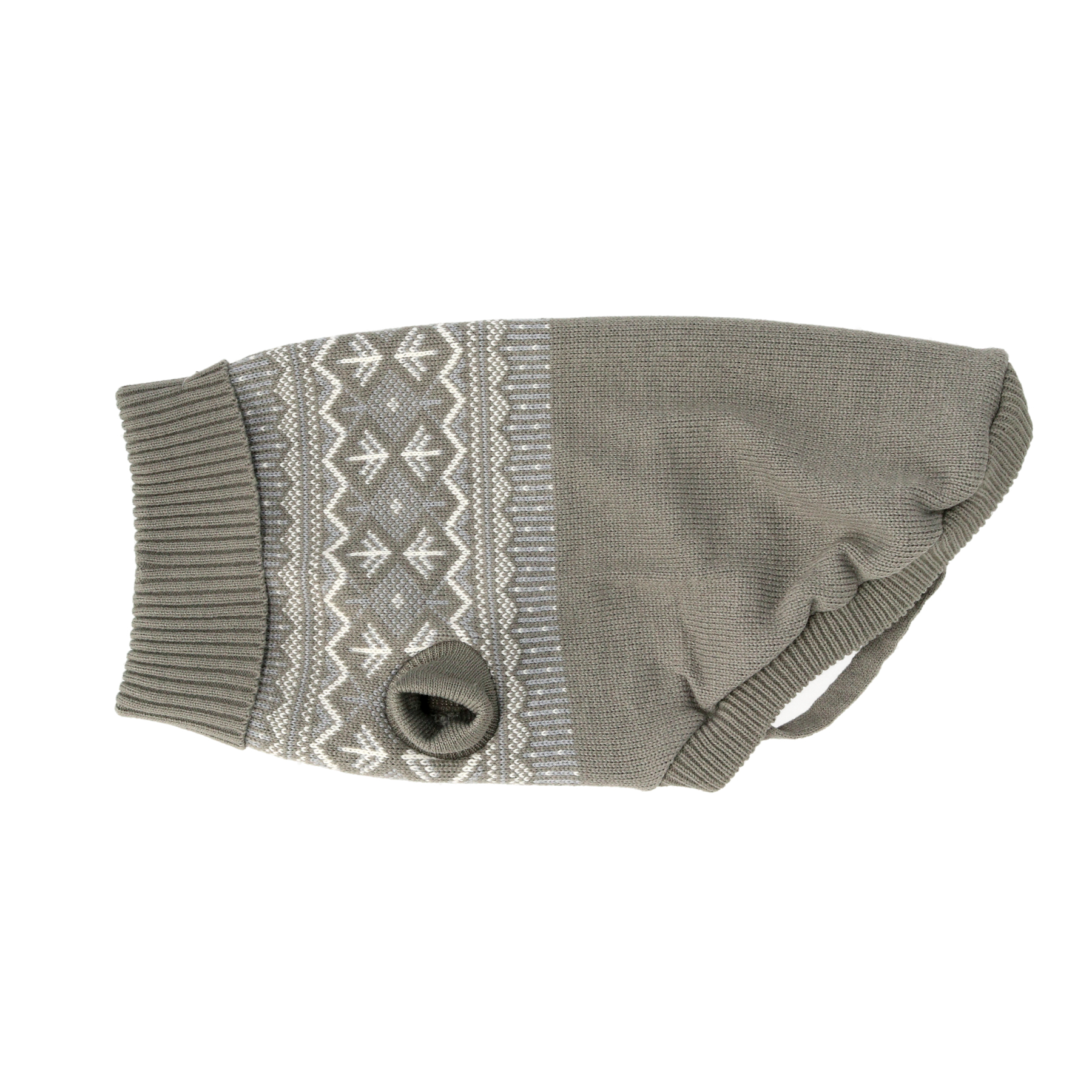 Stickad Hundtröja Iselin Grå