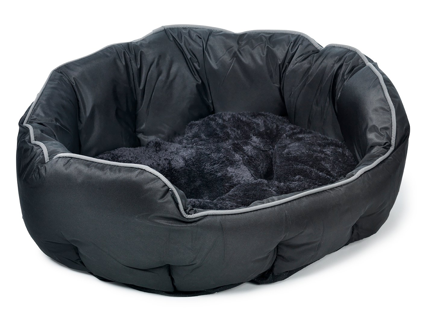 Buddy koiranpeti soikea Musta