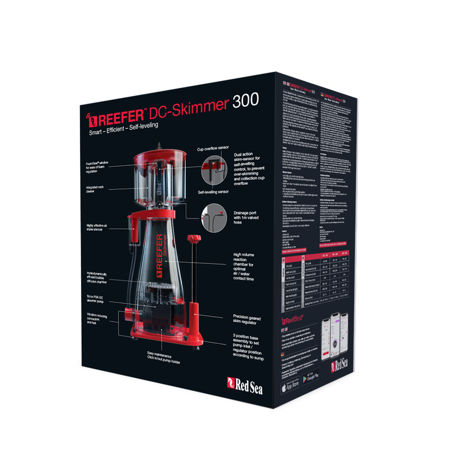 Reefer skimmeri DC-pumpulla