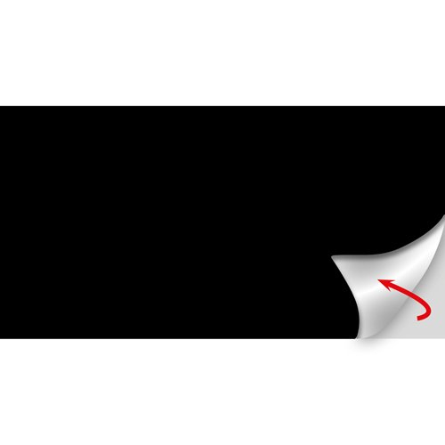 Självhäftande Bakgrund Akvarium Svart