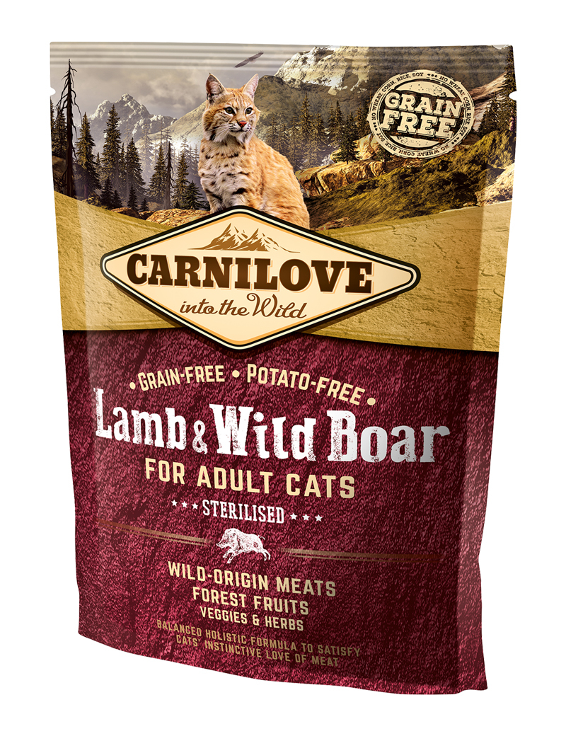 Lamb & Wild Boar Sterilised Kattmat