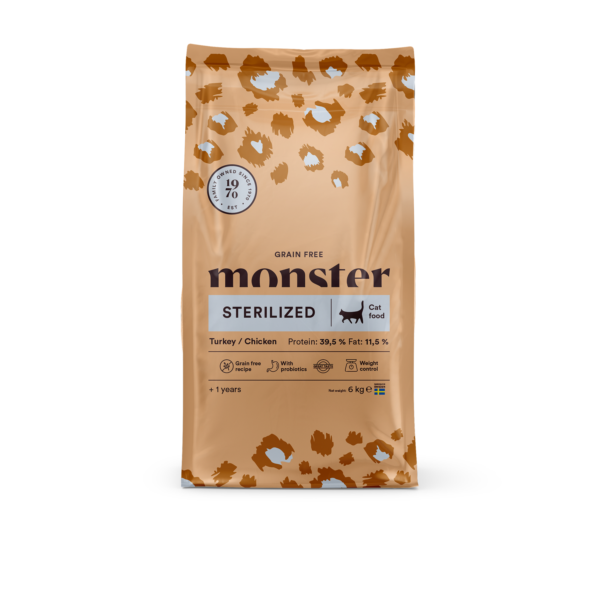 Grain Free Sterilized Turkey & Chicken kissanruoka