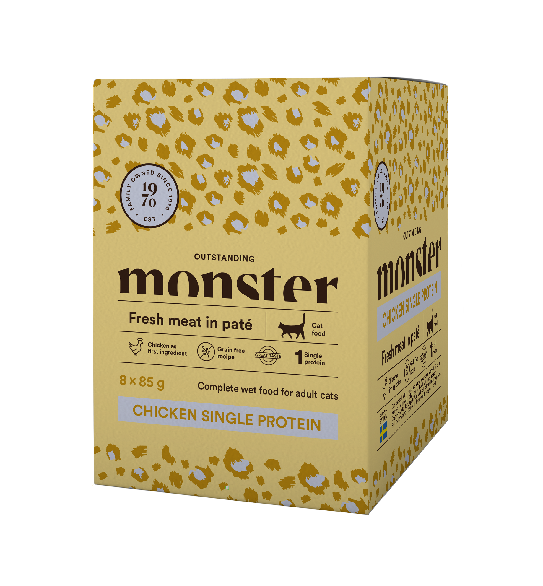 Paté Single Protein Chicken märkäruoka 8x85g