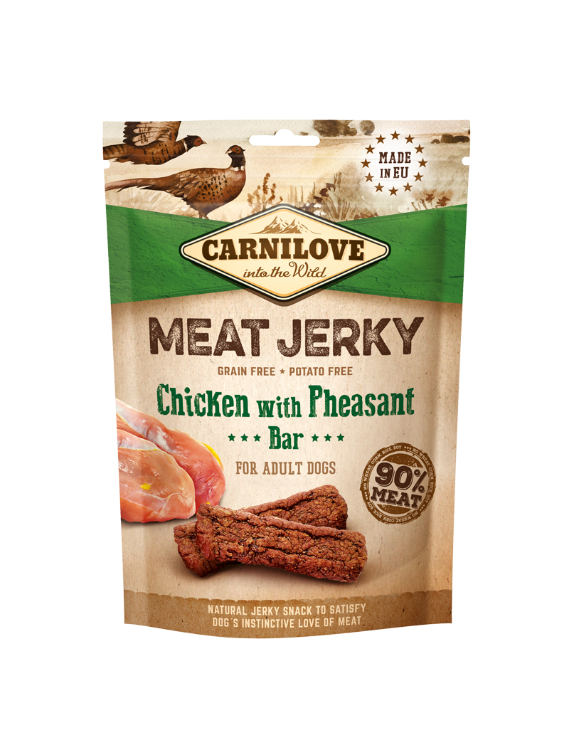 Meat Jerky Chicken & Pheasant koiranherkku 100g