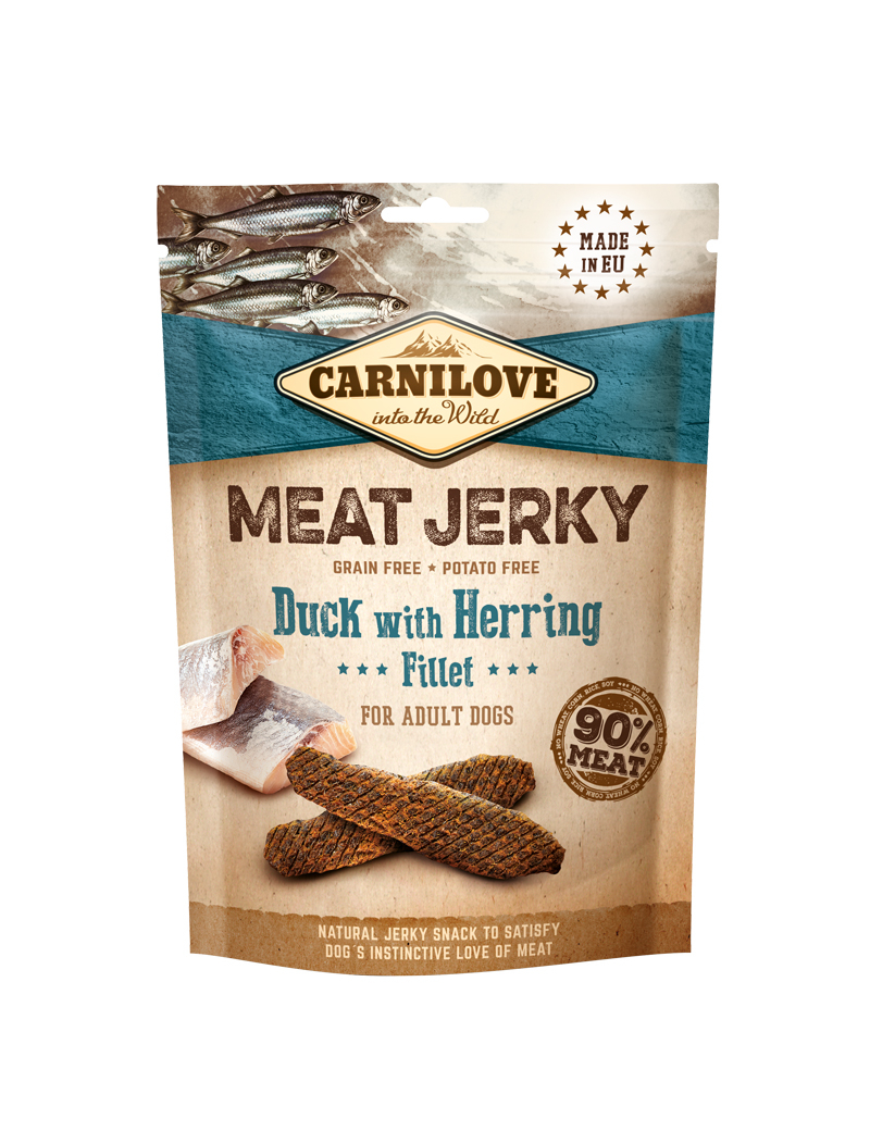 Meat Jerky Duck & Herring koiranherkku 100g