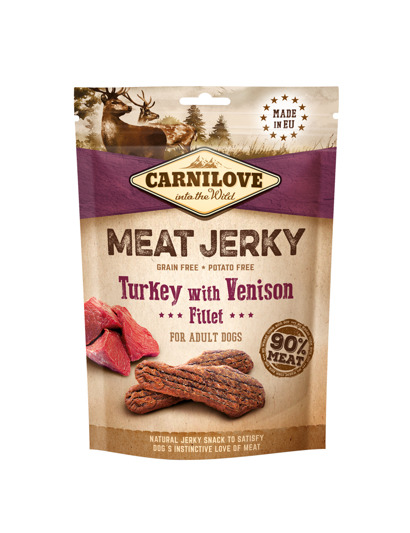 Meat Jerky Turkey & Venison koiranherkku 100g