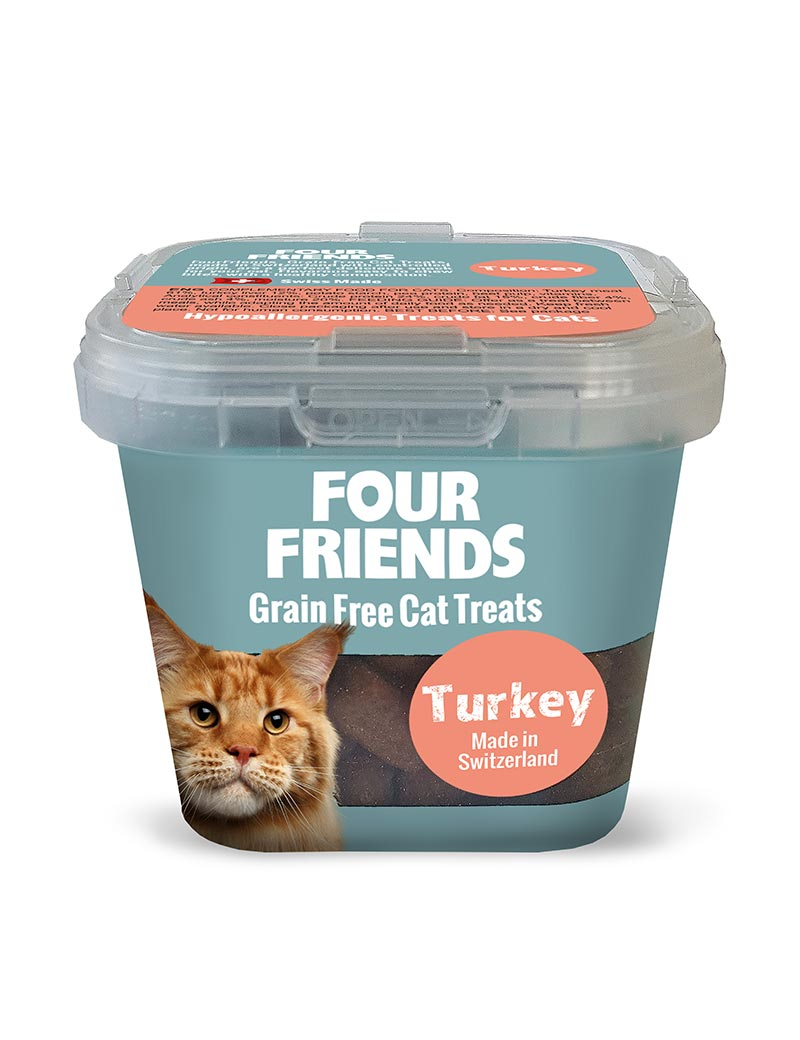 Grain Free Cat Treats Turkey Kattgodis 100g