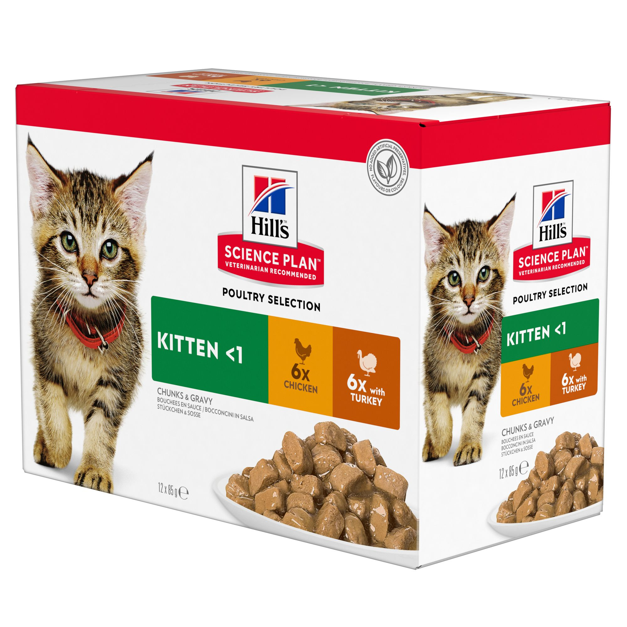 Kitten Poultry Selection märkäruoka 12x85g