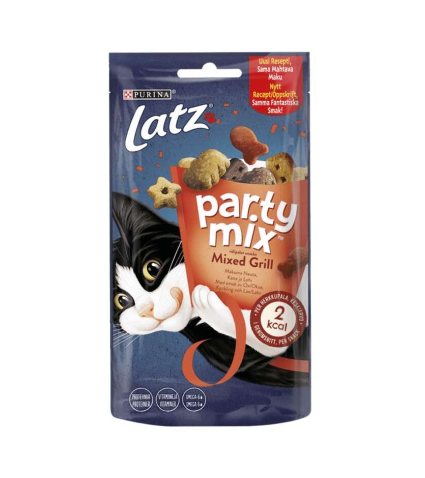 Latz Party Mix Mixed Grill Kattgodbit 60g