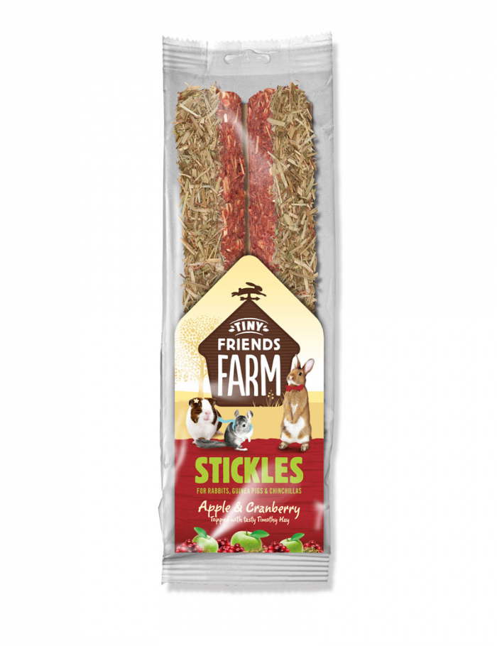 Stickles pieneläinherkku omena & karpalo 100g